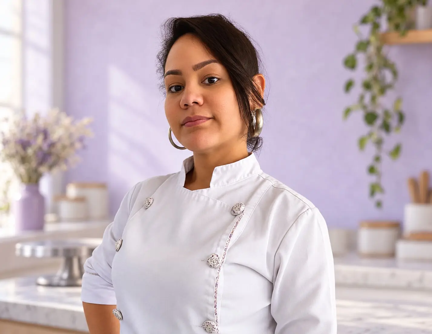 Portrait of pastry chef Maria Daniela